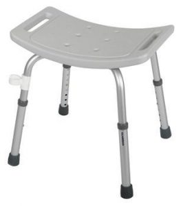 Image of elderly shower chair